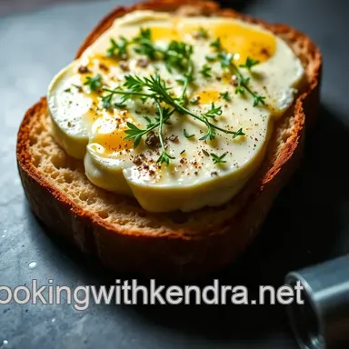 Toast de Ch&egrave;vre Mont&eacute; au Miel et aux Herbes: Une Recette Facile et D&eacute;licieuse Fiche recette