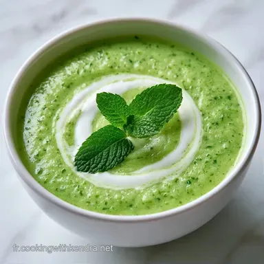 Velout&eacute; De Concombre Pour 4 Personnes Fiche recette