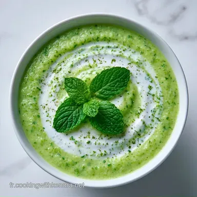 Velout&eacute; De Concombre Pour 4 Personnes