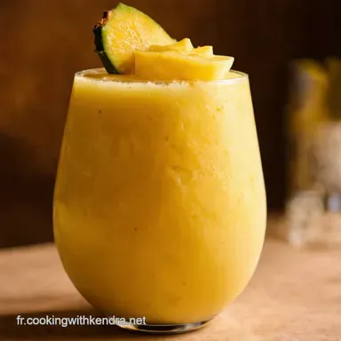 Ma Recette Facile de Pina Colada Sans Alcool Un D&eacute;lice Exotique Fiche recette