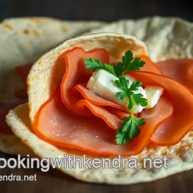 Recette Wrap Jambon: Un D&eacute;lice Simple et Savoureux &agrave; Essayer