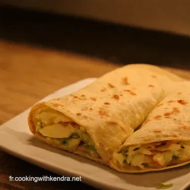 Wraps au fromage frais concombre Mon d&eacute;jeuner parisien facile Fiche recette
