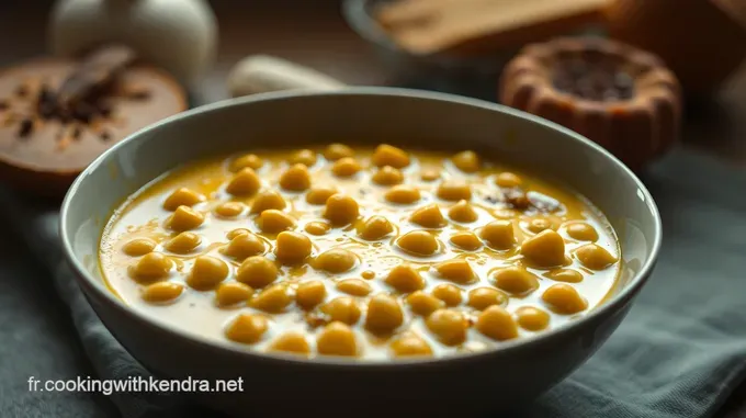 Curry de Pois Chiche Maison au Lait de Coco