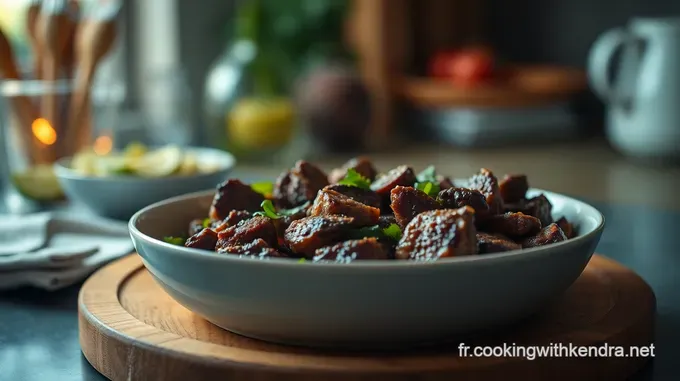 Fajitas au Bœuf Épicées avec Salsa Maison