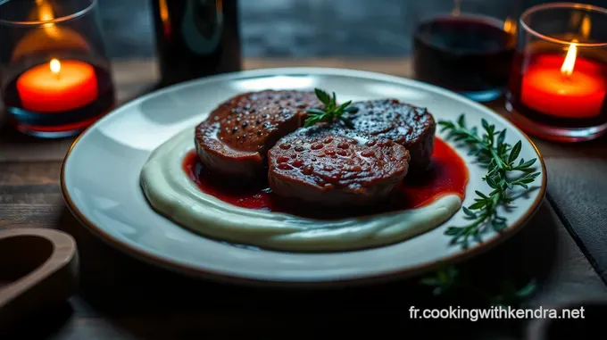 Filet Mignon à la Sauce au Vin Rouge
