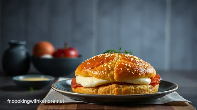 Friands Savoureux au Jambon et Fromage