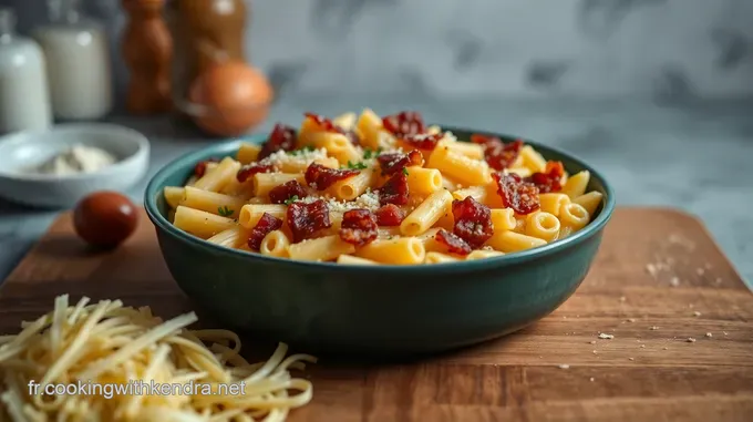 Gratin de Pâtes aux Lardons: Une Merveille Crémeuse et Savoureuse