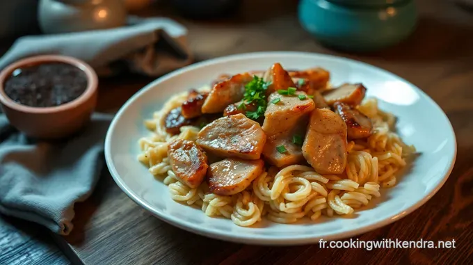 Nouilles sautées au poulet à la chinoise : saveurs authentiques et simplicité