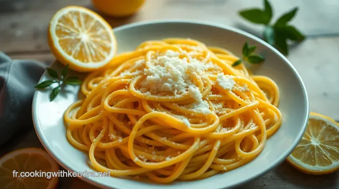 Pasta au Citron - L Essence des Saveurs Italiennes
