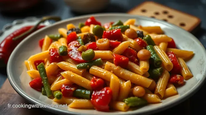 Pâtes Végétales Sautéées aux Couleurs Printanières