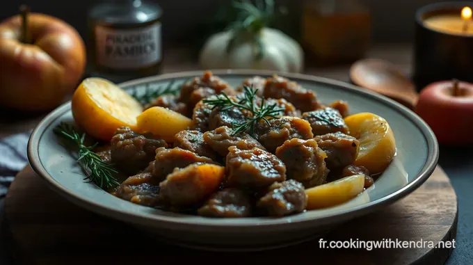 Pintade Rôtie aux Pommes et Calvados