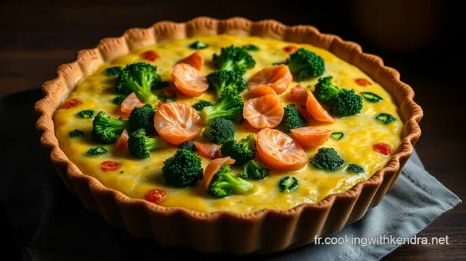 Quiche Brocoli et Saumon : Une Déli-cieuse Évasion Culinaire
