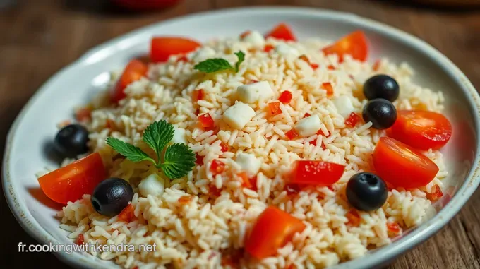 Salade de Riz Colorée et Fraîche