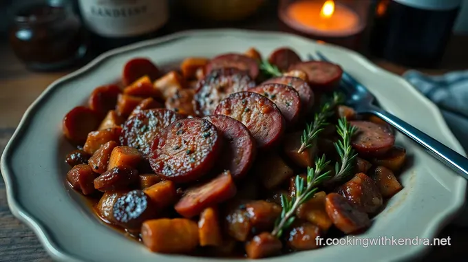 Saucisson à Cuire Parfumé au Vin Rouge