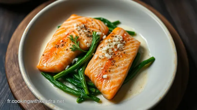 Saumon aux Épinards Crémeux et Parmesan