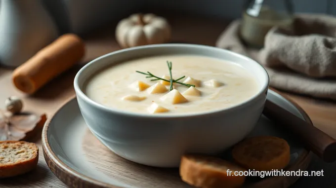 Soupe Patate Douce Crémeuse au Lait de Coco