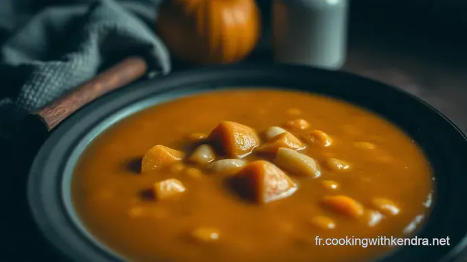 Velouté de Potimarron et Châtaigne : Un Doux Réconfort d Automne Velouté de Potimarron et Châtaigne