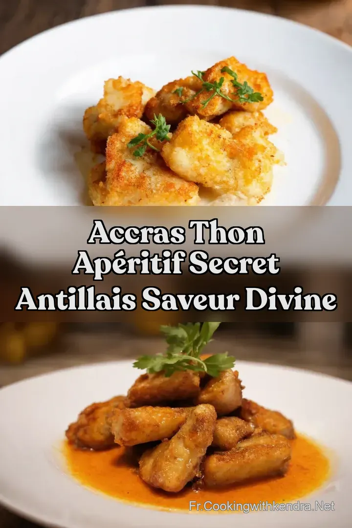 Accras Thon Ap&eacute;ritif Secret Antillais Saveur Divine