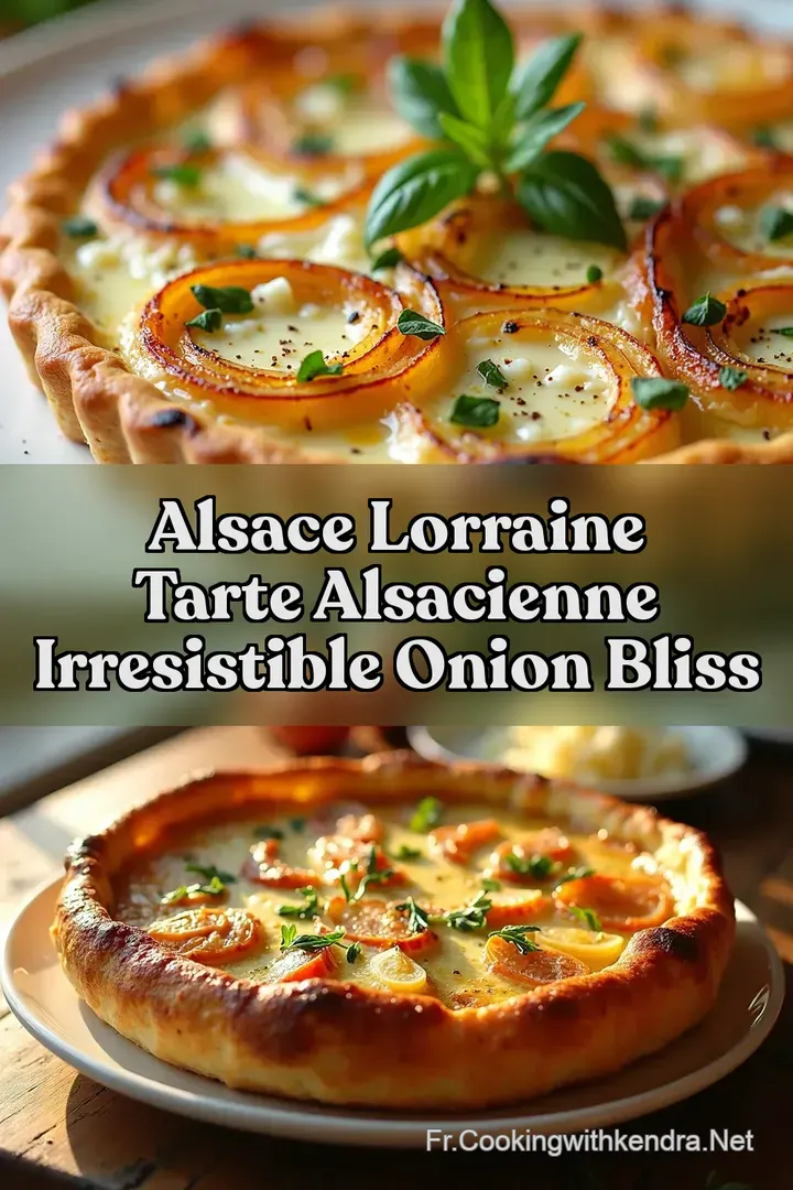 Alsace Lorraine Tarte Alsacienne Irresistible Onion Bliss