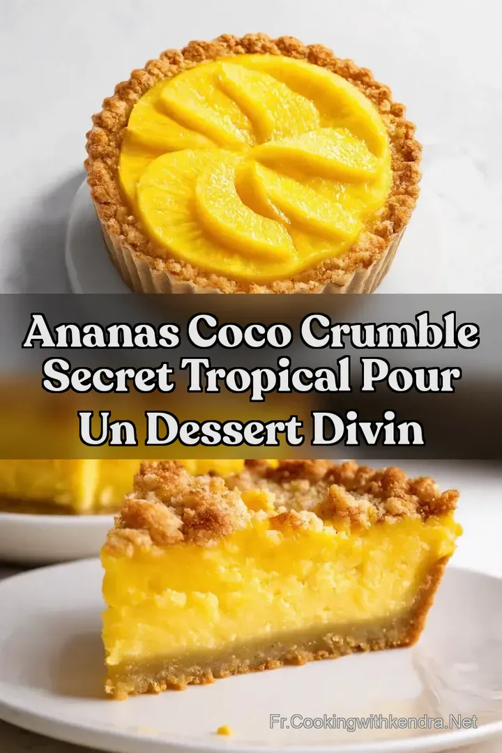 Ananas Coco Crumble Secret Tropical Pour Un Dessert Divin