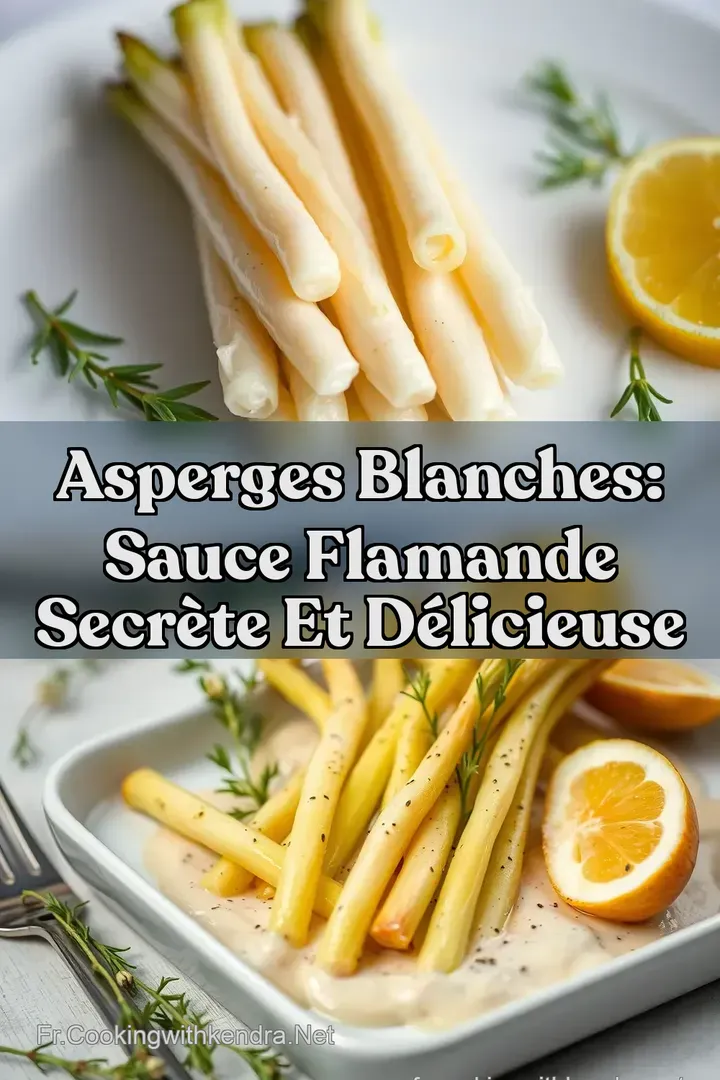 Asperges Blanches: Sauce Flamande Secr&egrave;te et D&eacute;licieuse