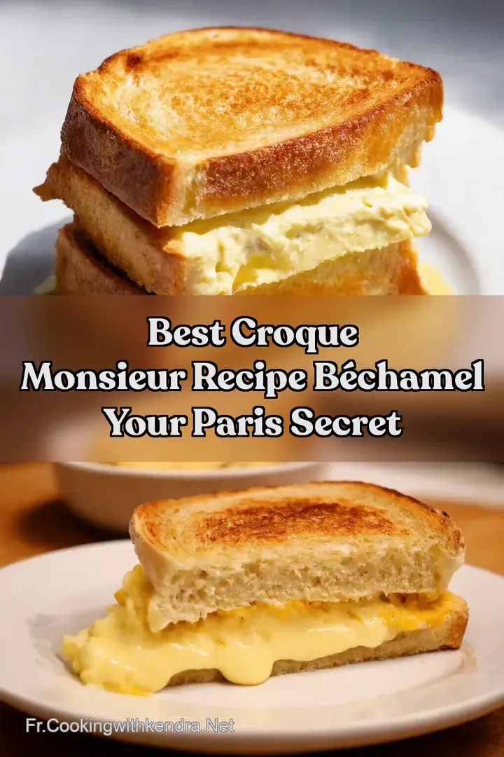 Best Croque Monsieur Recipe B&eacute;chamel Your Paris Secret
