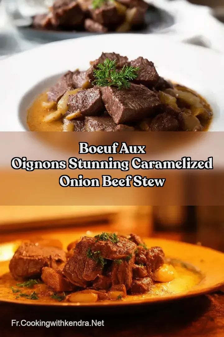 Boeuf aux Oignons Stunning Caramelized Onion Beef Stew
