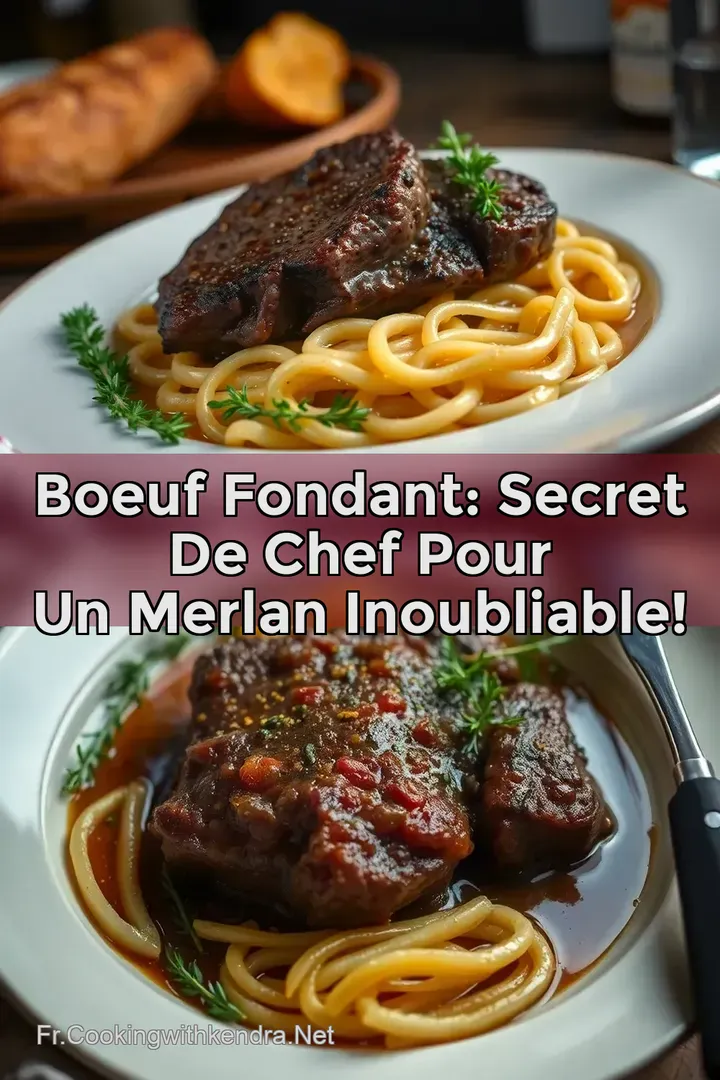 Boeuf Fondant: Secret de Chef pour un Merlan Inoubliable!