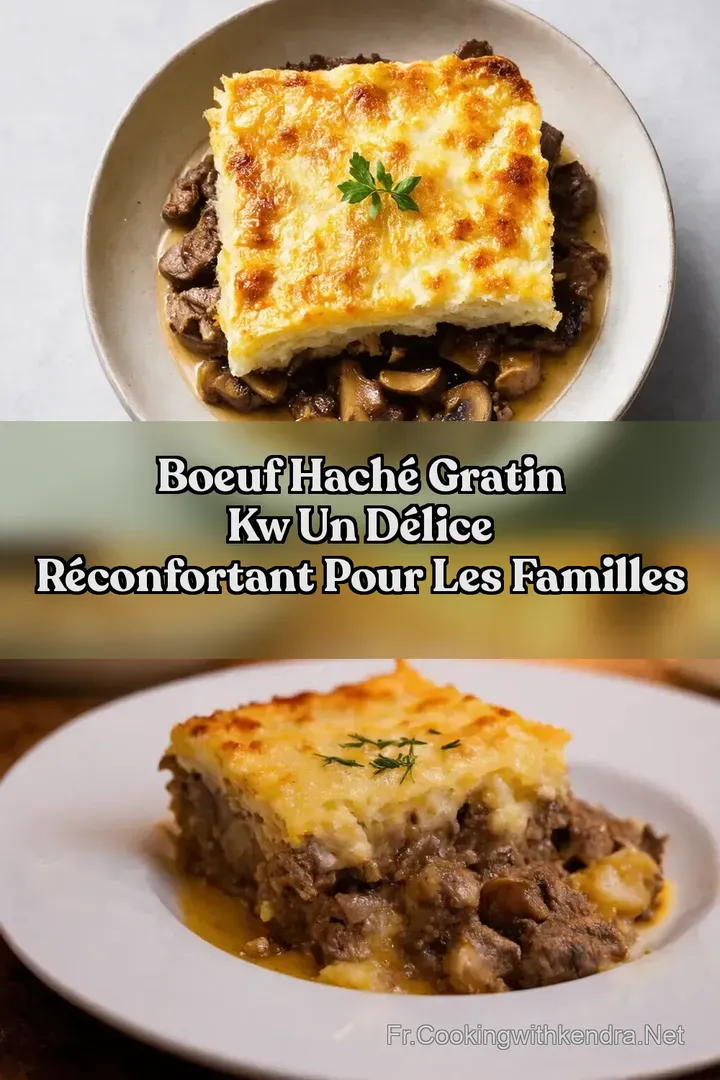 Boeuf Hach&eacute; Gratin kw Un D&eacute;lice R&eacute;confortant Pour Les Familles
