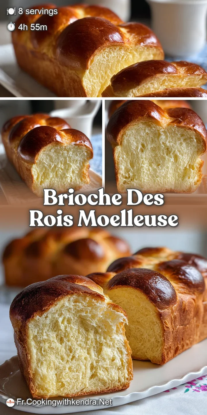 Close-up of a glazed brioche ring, highlighting the vibrant colors of candied orange peel and the delicate sugary pearl cr...