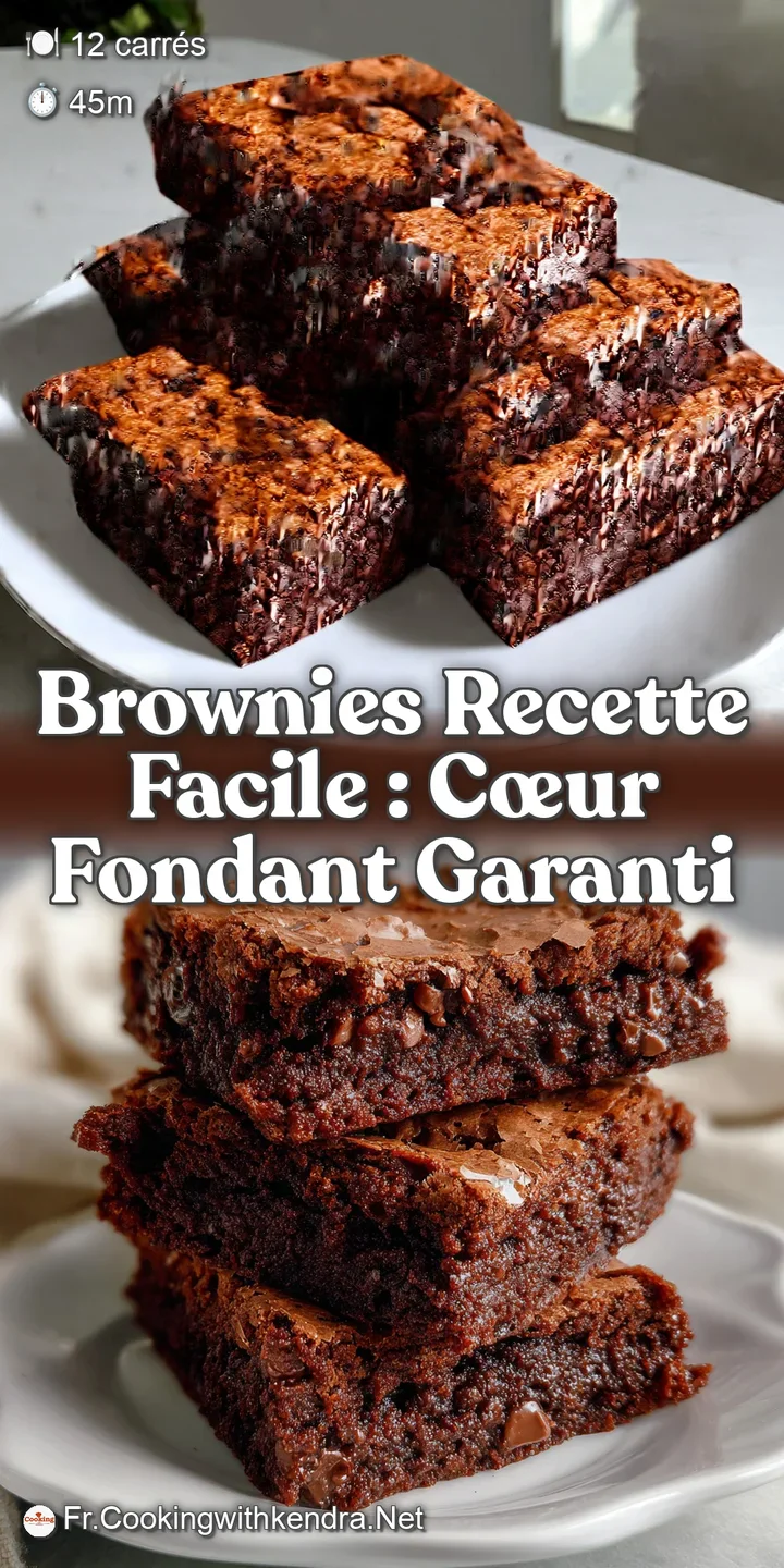 Brownies Recette Facile : C&oelig;ur Fondant Garanti