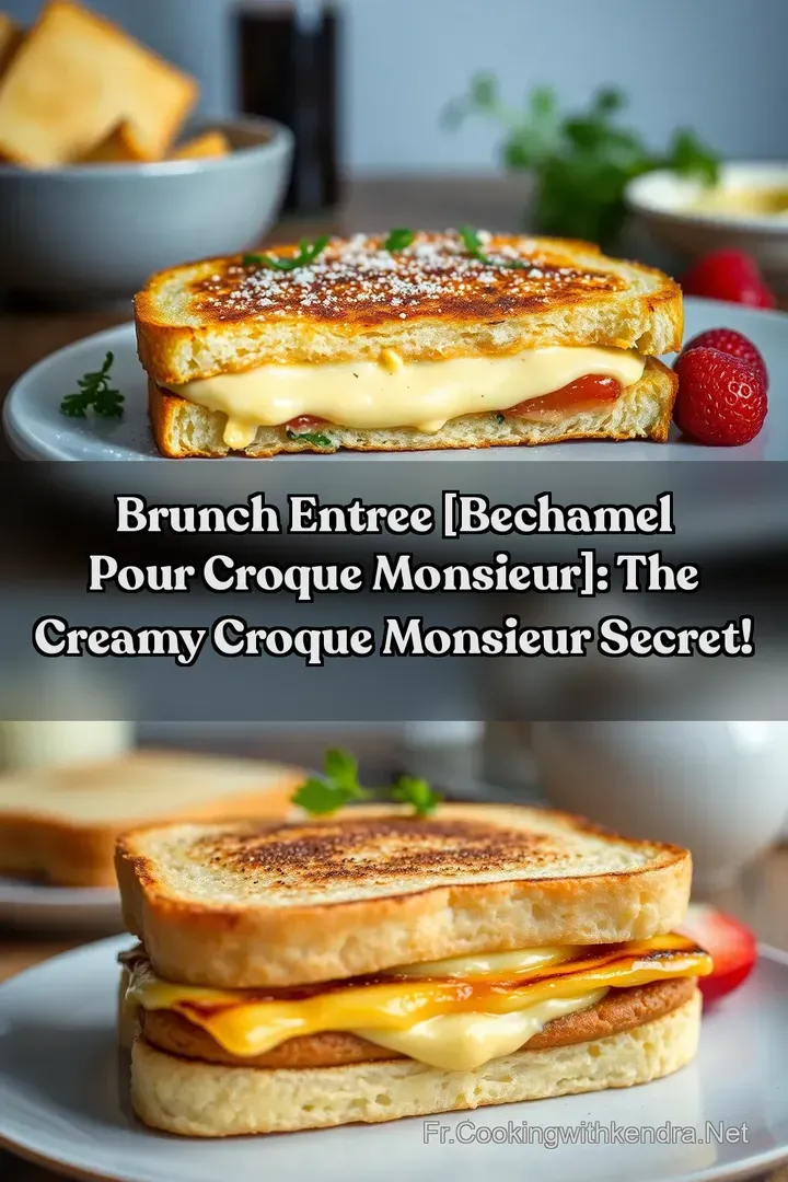 Brunch Entree [bechamel pour croque monsieur]: The Creamy Croque Monsieur Secret!