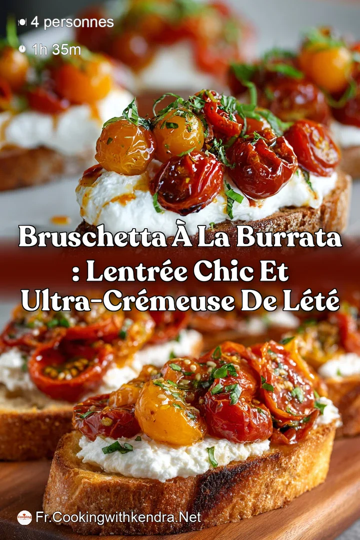 Bruschetta &agrave; la burrata : lentr&eacute;e chic et ultra-cr&eacute;meuse de l&eacute;t&eacute;