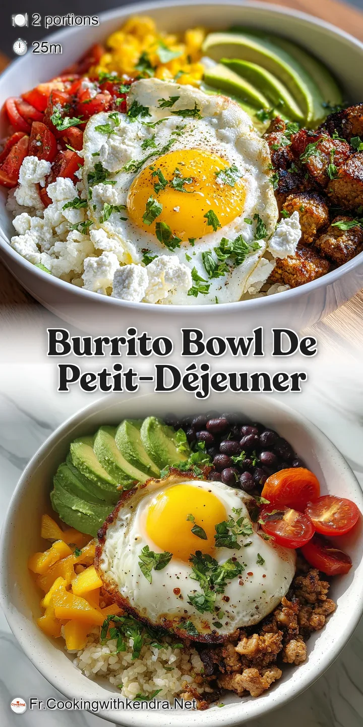 Close-up of a breakfast bowl: Fluffy eggs & creamy avocado with bright pops of red salsa & green cilantro. Utterly delicio...