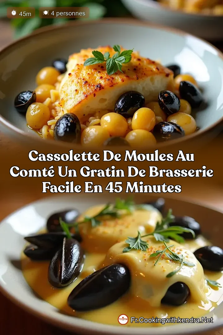 Cassolette de Moules au Comt&eacute; Un Gratin de Brasserie Facile en 45 Minutes