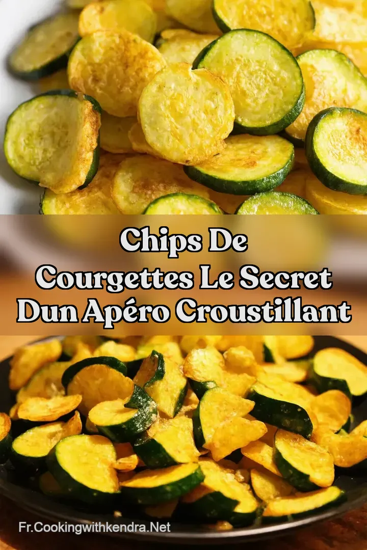 Chips de Courgettes Le Secret dun Ap&eacute;ro Croustillant