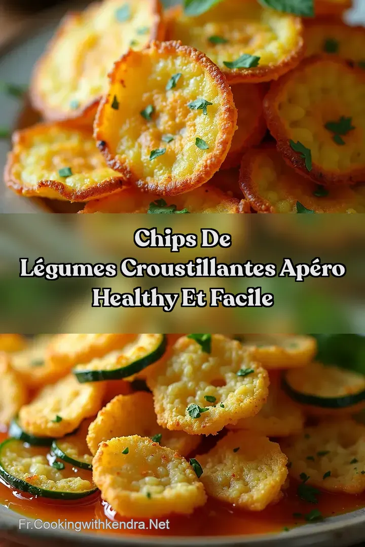 Chips de L&eacute;gumes Croustillantes Ap&eacute;ro Healthy et Facile