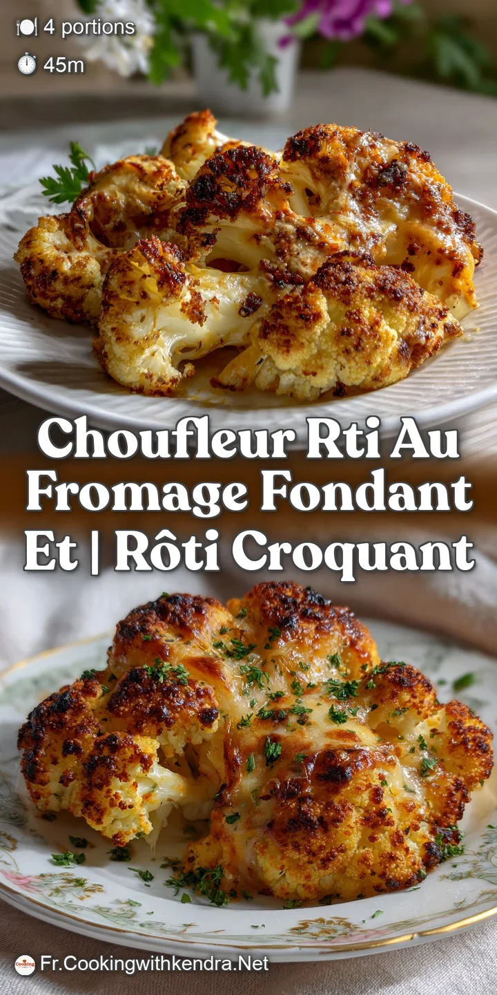 Choufleur Rti Au Fromage Fondant Et | R&ocirc;ti Croquant