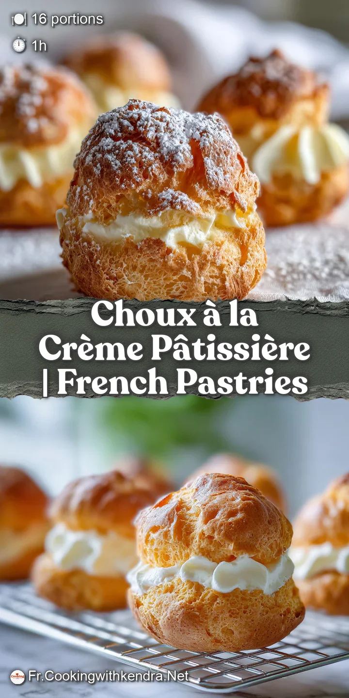 Close-up of a light, golden brown choux pastry filled with luscious, ivory-colored cream, dusted lightly with powdered sugar.