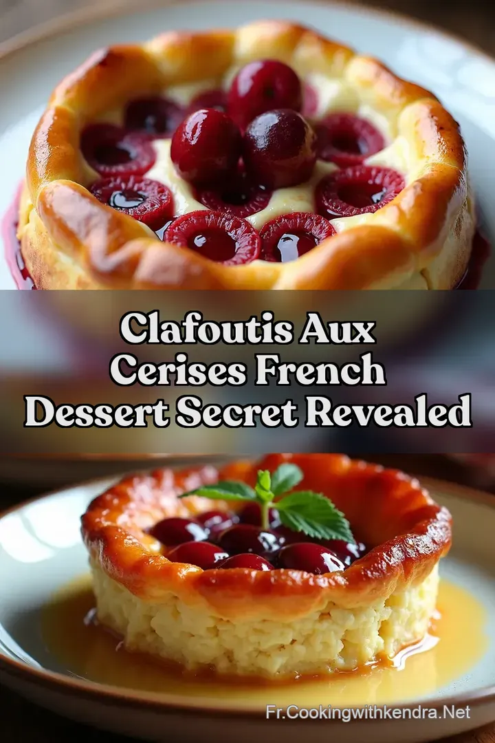 Clafoutis aux Cerises French Dessert Secret Revealed