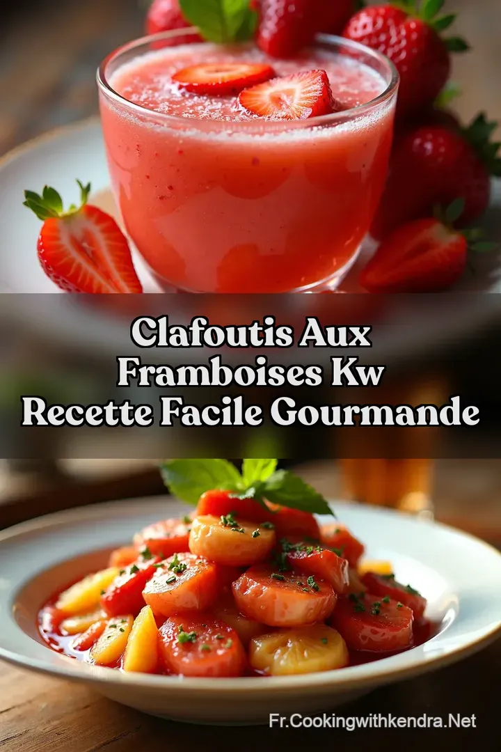 Clafoutis Aux Framboises kw Recette Facile Gourmande