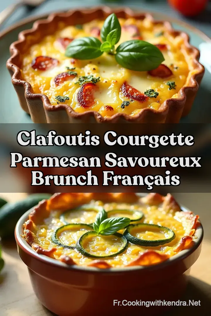 Clafoutis Courgette Parmesan Savoureux Brunch Fran&ccedil;ais
