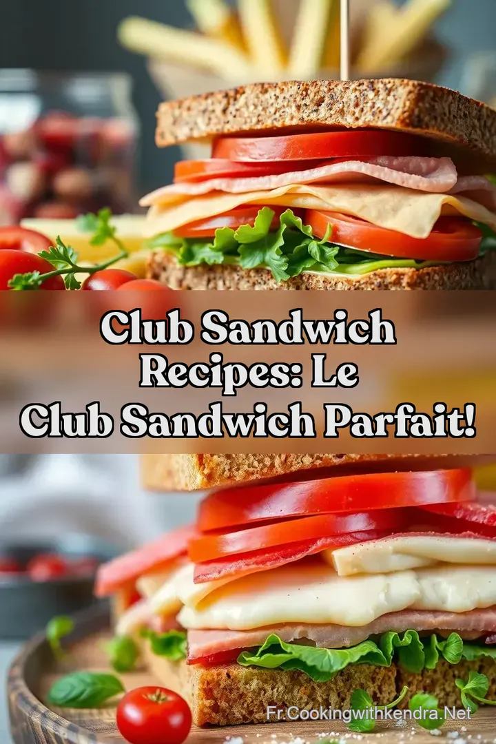 Club Sandwich Recipes: Le Club Sandwich Parfait!