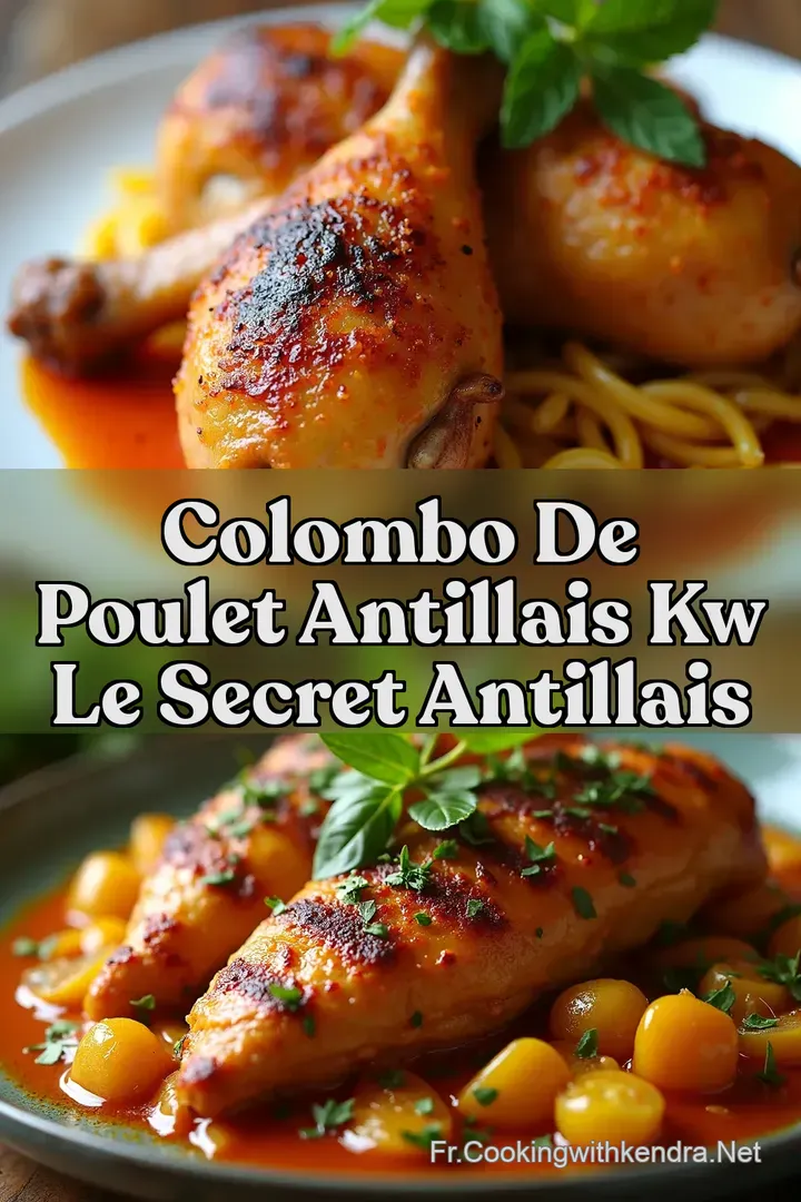 Colombo de Poulet Antillais kw Le Secret Antillais