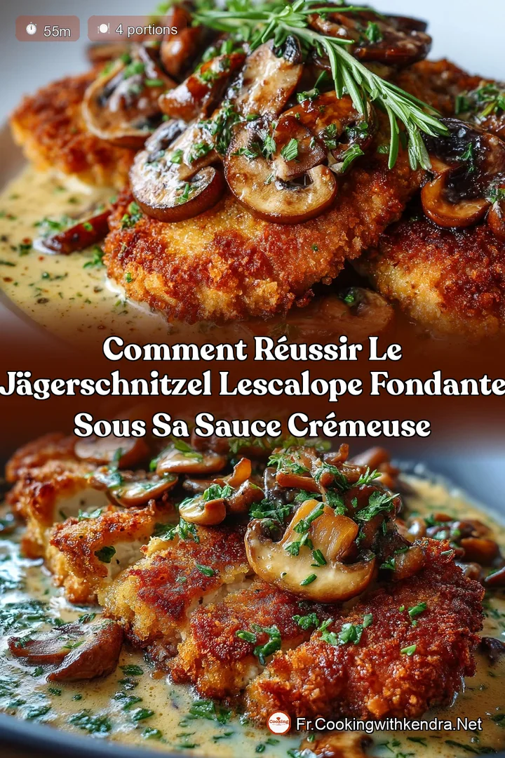 Comment r&eacute;ussir le J&auml;gerschnitzel lescalope fondante sous sa sauce cr&eacute;meuse