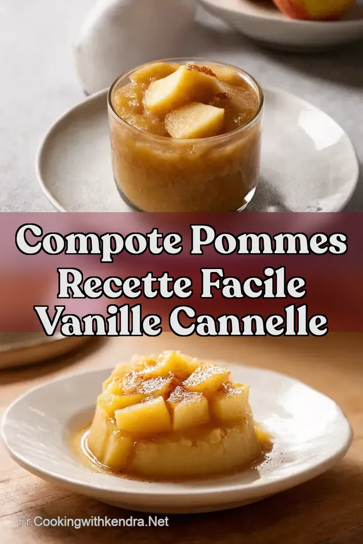 Compote Pommes Recette Facile Vanille Cannelle