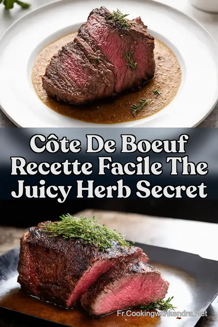 C&ocirc;te de Boeuf Recette Facile The Juicy Herb Secret