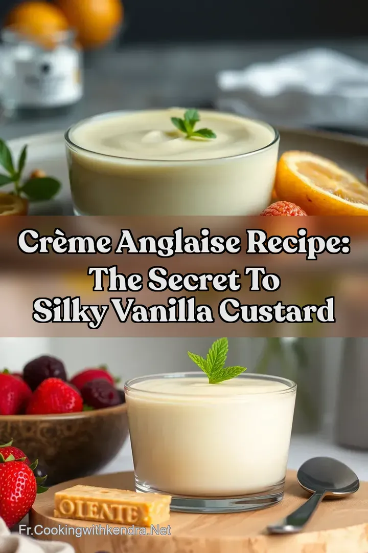 Cr&egrave;me Anglaise Recipe: The Secret to Silky Vanilla Custard
