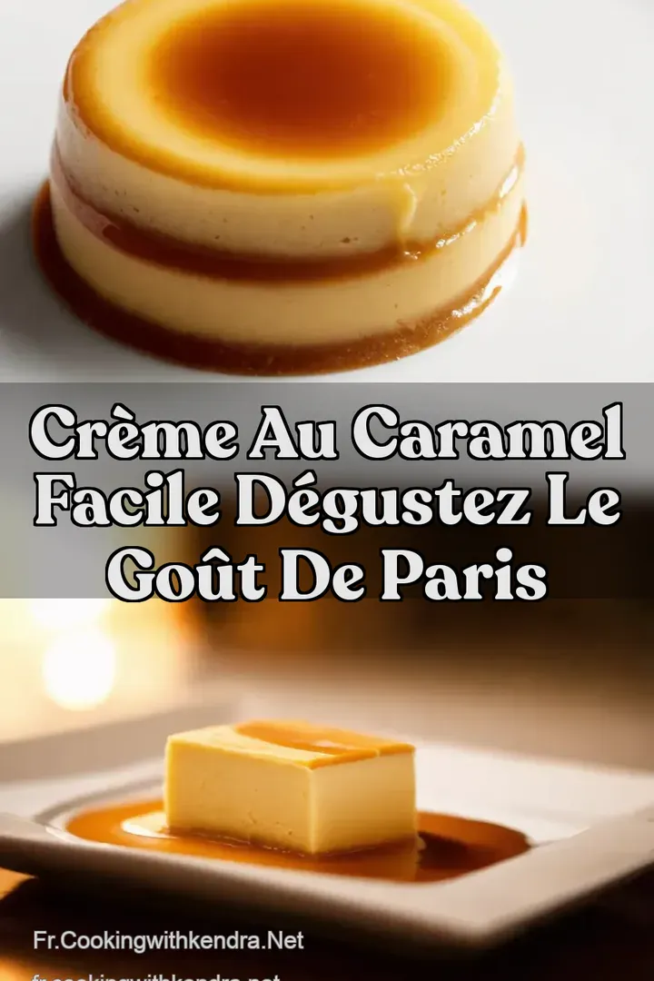 Cr&egrave;me au Caramel Facile D&eacute;gustez le Go&ucirc;t de Paris