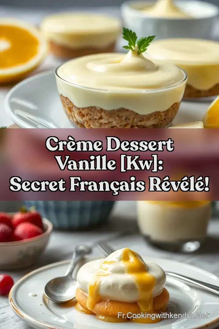 Cr&egrave;me Dessert Vanille [kw]: Secret Fran&ccedil;ais R&eacute;v&eacute;l&eacute;!